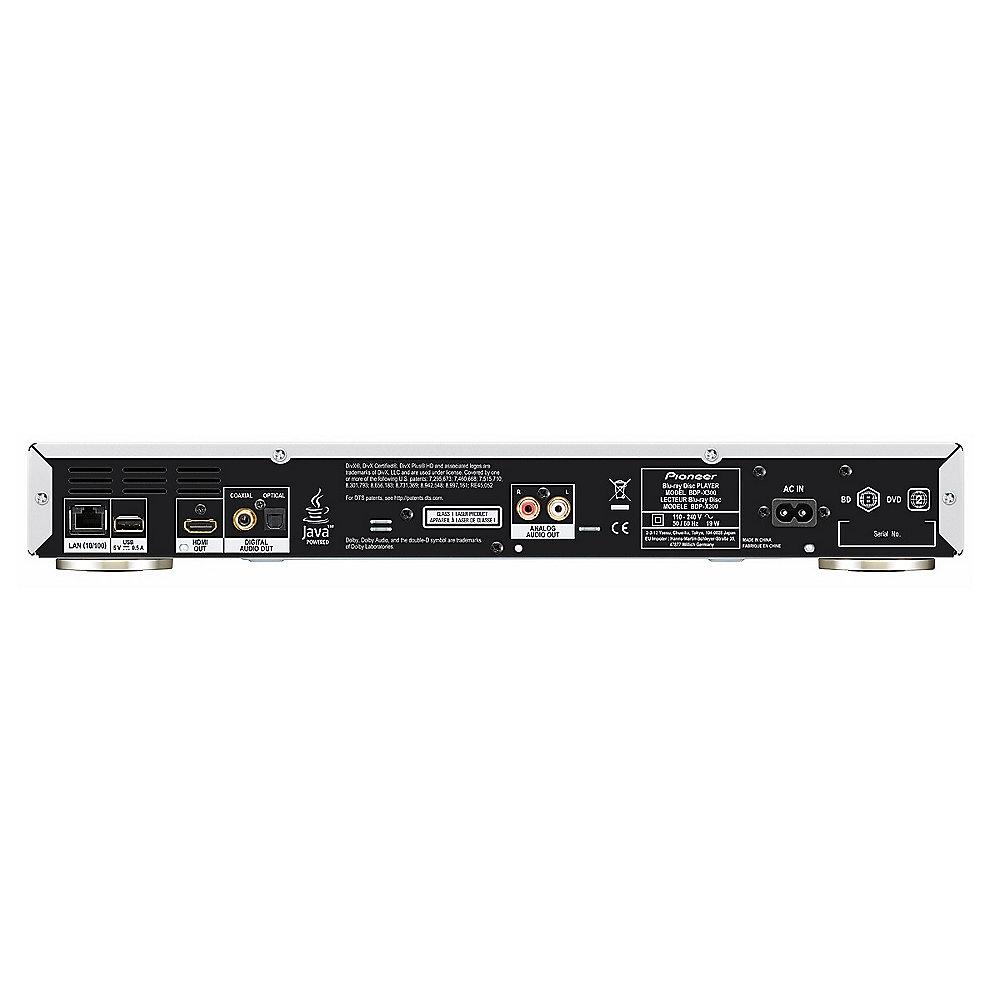 Pioneer BDP-X300-W 3D-Blu-ray Player WiFi HDMI UHD Video Scaler weiß