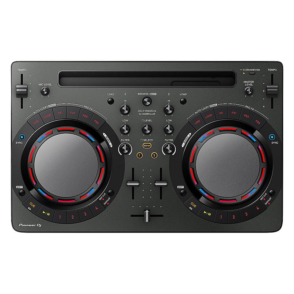 Pioneer DJ DDJ-WEGO4-K DJ Controller Rekordbox DJ, schwarz