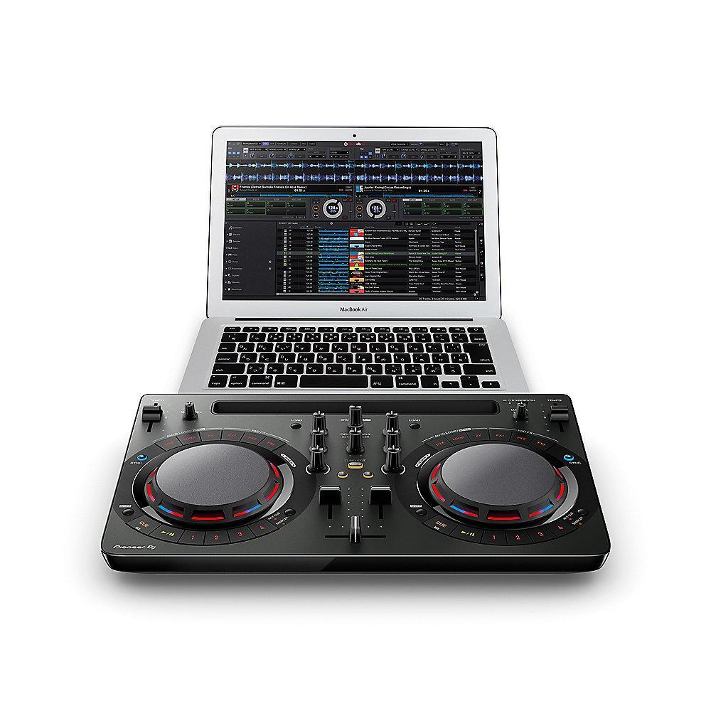 Pioneer DJ DDJ-WEGO4-K DJ Controller Rekordbox DJ, schwarz, Pioneer, DJ, DDJ-WEGO4-K, DJ, Controller, Rekordbox, DJ, schwarz