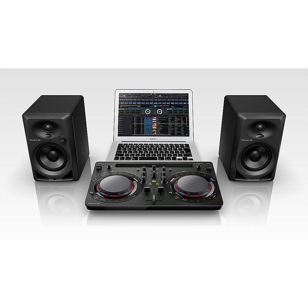 Pioneer DJ DDJ-WEGO4-K DJ Controller Rekordbox DJ, schwarz, Pioneer, DJ, DDJ-WEGO4-K, DJ, Controller, Rekordbox, DJ, schwarz
