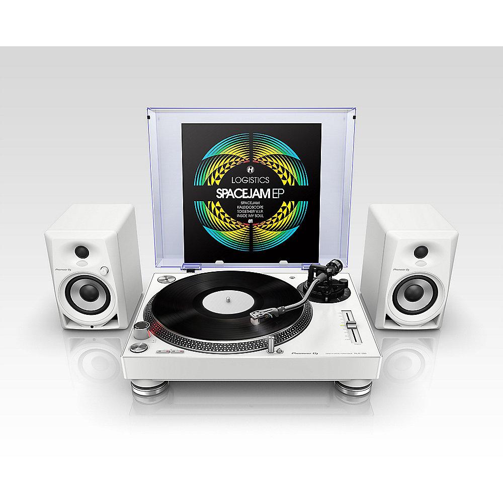 Pioneer DJ DM-40-W 2-Wege aktive Monitor-Lautsprecher weiß