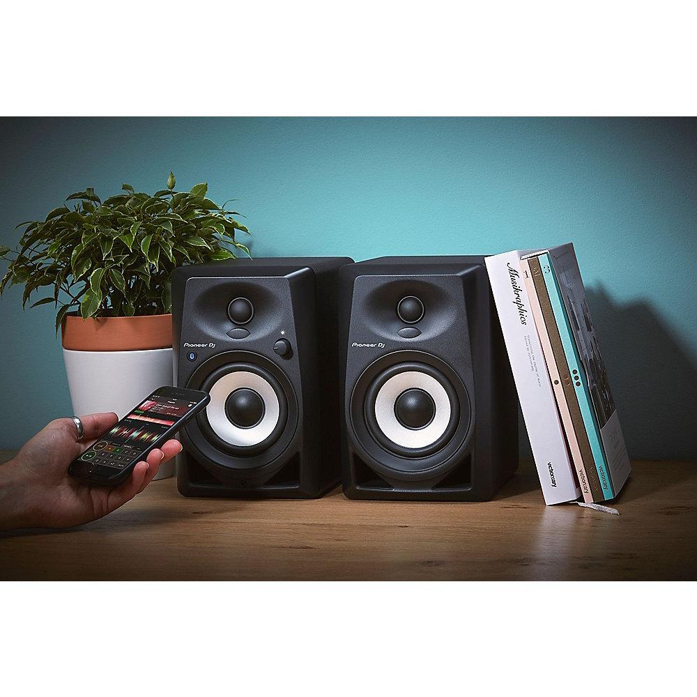 Pioneer DJ DM-40BT-W 4-Zoll BT-Dektop-Monitorlautsprecher Weiß