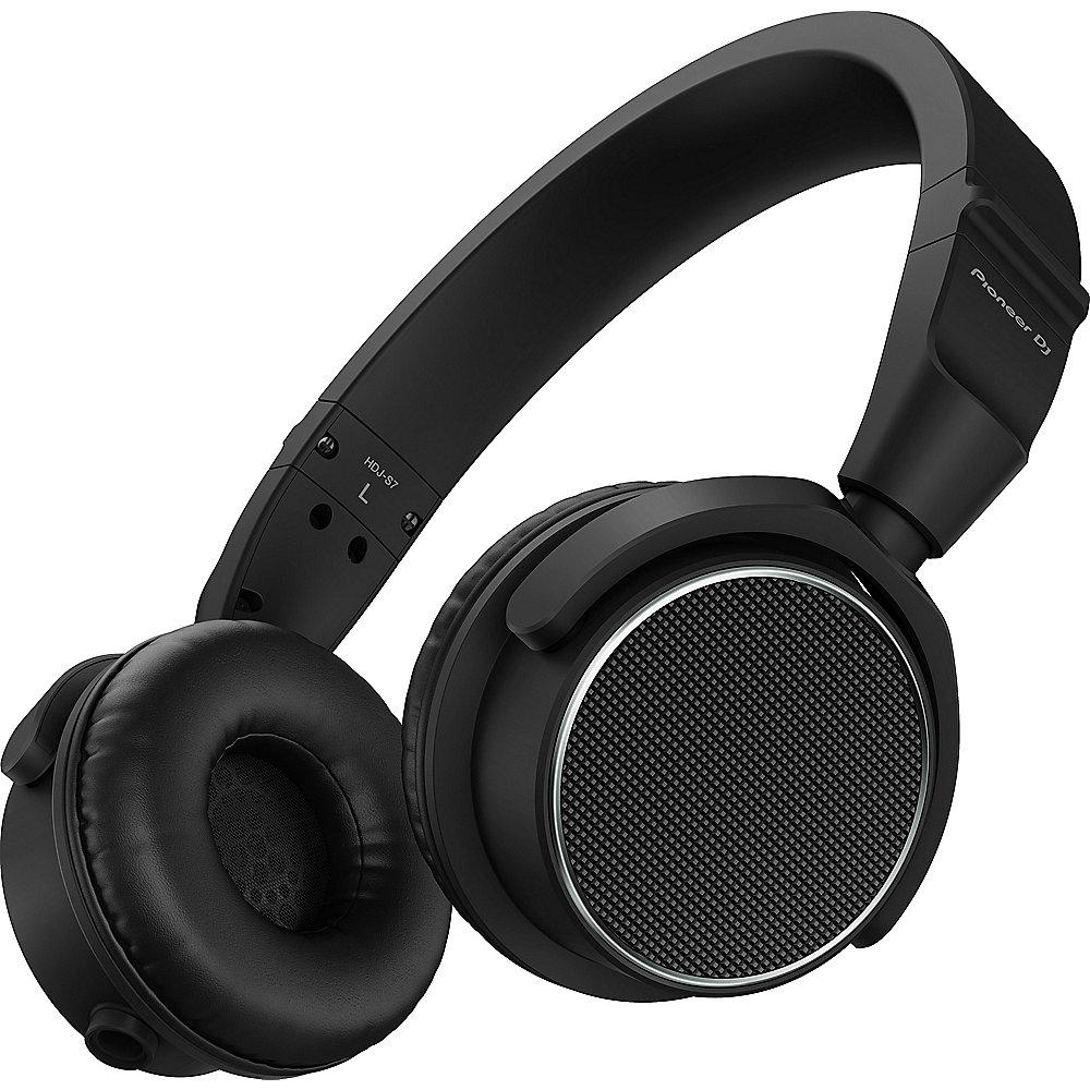 .Pioneer DJ HDJ-S7-K Professional On-Ear-DJ-Kopfhörer, schwarz, .Pioneer, DJ, HDJ-S7-K, Professional, On-Ear-DJ-Kopfhörer, schwarz