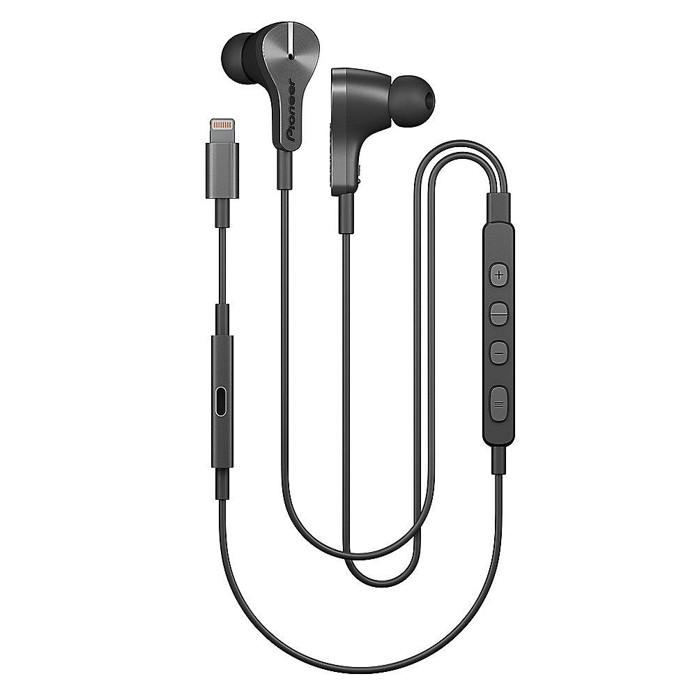 Pioneer Rayz Plus SE-LTC5R-S In-Ear Kopfhörer mit Lightning-Anschluß graphit, Pioneer, Rayz, Plus, SE-LTC5R-S, In-Ear, Kopfhörer, Lightning-Anschluß, graphit