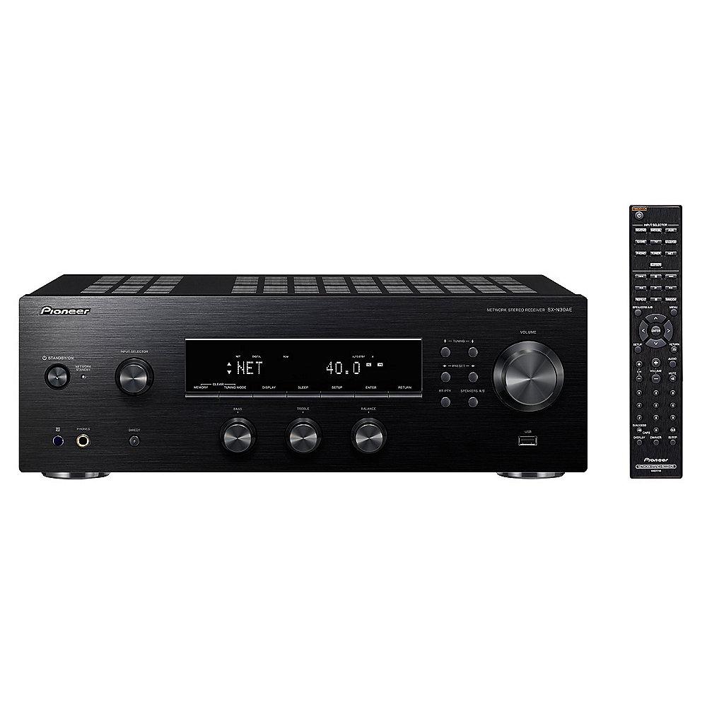 Pioneer SX-N30AE Stereo-Netzwerk-Receiver USB SPDIF Multiroom Chromecast schwarz, Pioneer, SX-N30AE, Stereo-Netzwerk-Receiver, USB, SPDIF, Multiroom, Chromecast, schwarz