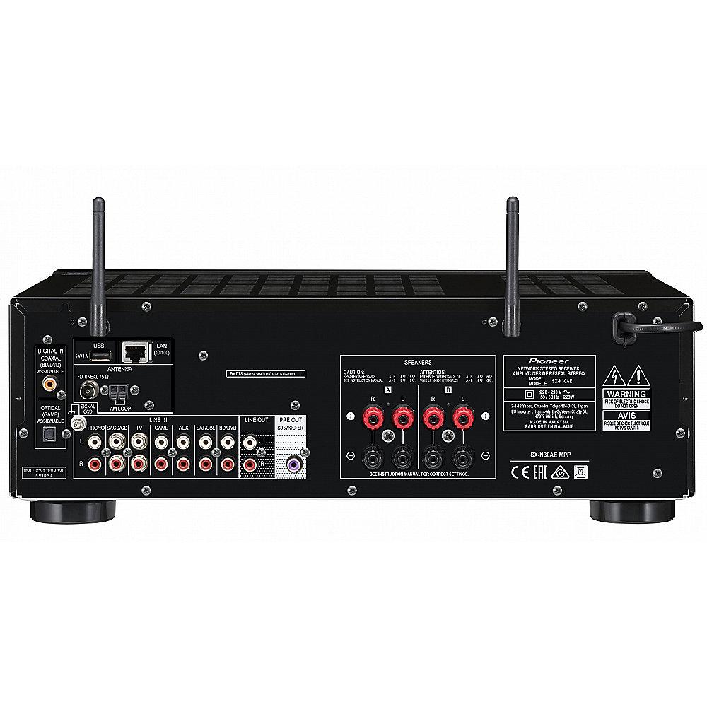 Pioneer SX-N30AE Stereo-Netzwerk-Receiver USB SPDIF Multiroom Chromecast schwarz, Pioneer, SX-N30AE, Stereo-Netzwerk-Receiver, USB, SPDIF, Multiroom, Chromecast, schwarz