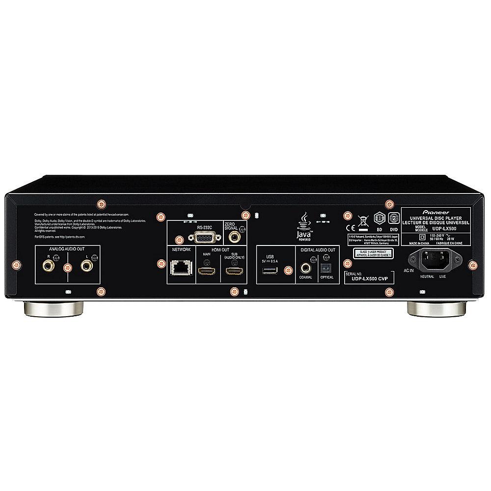 Pioneer UDP-LX500 Universal-Disc-Player 2xHDMI-Ausgang UHD schwarz