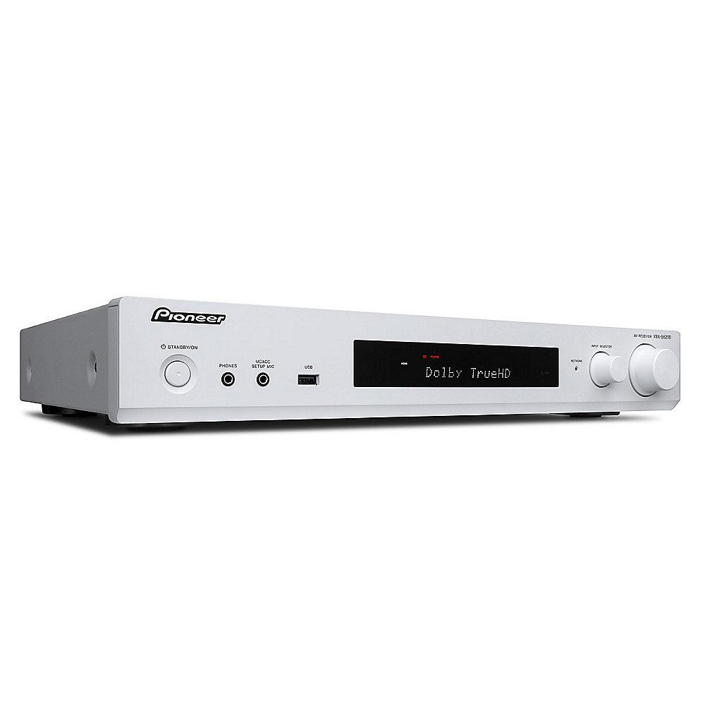 Pioneer VSX-S520D 6.2 AV Receiver, DAB , Bluetooth, Webradio, Spotify, weiß, Pioneer, VSX-S520D, 6.2, AV, Receiver, DAB, Bluetooth, Webradio, Spotify, weiß