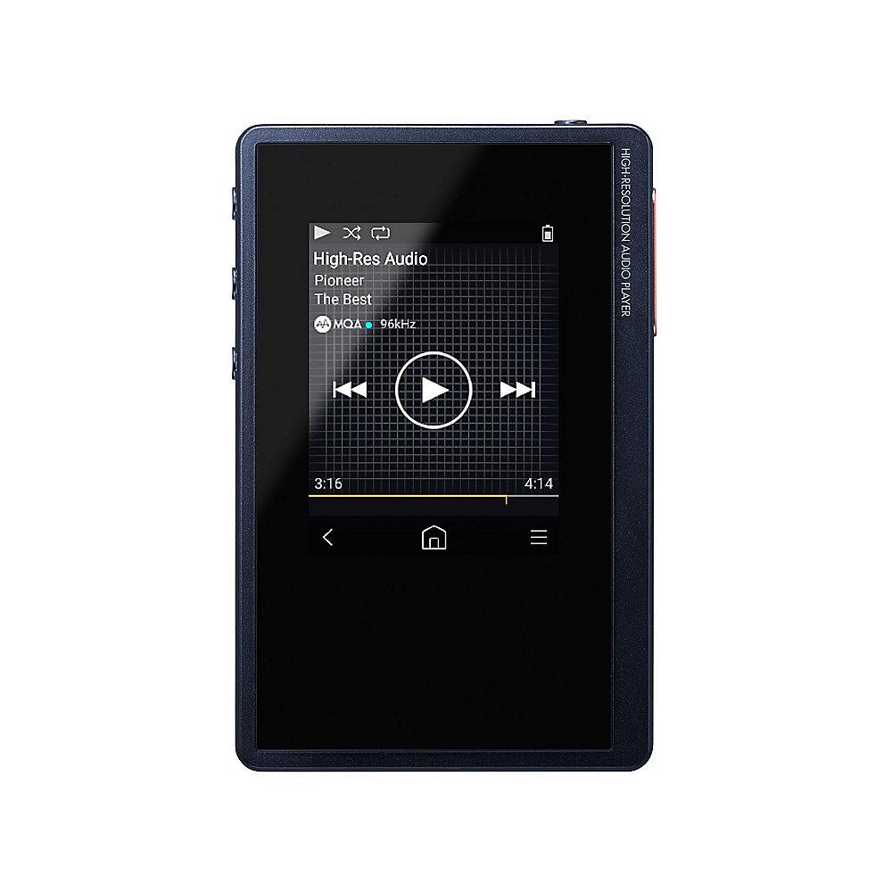 Pioneer XDP-02U-L portabler Compact High-Res Audio Player, Navy Blue
