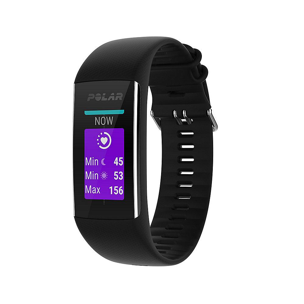 Polar A370 Schwarz M/L Fitnesstracker mit intelligenter 24/7 Pulsmessung