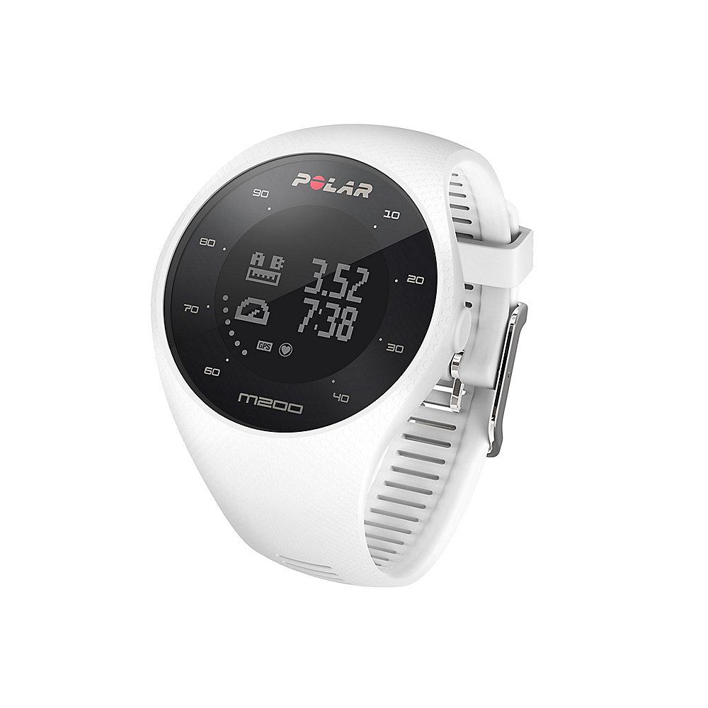 Polar M200 Weiß M/L GPS-Laufuhr mit Pulsmessung, Polar, M200, Weiß, M/L, GPS-Laufuhr, Pulsmessung