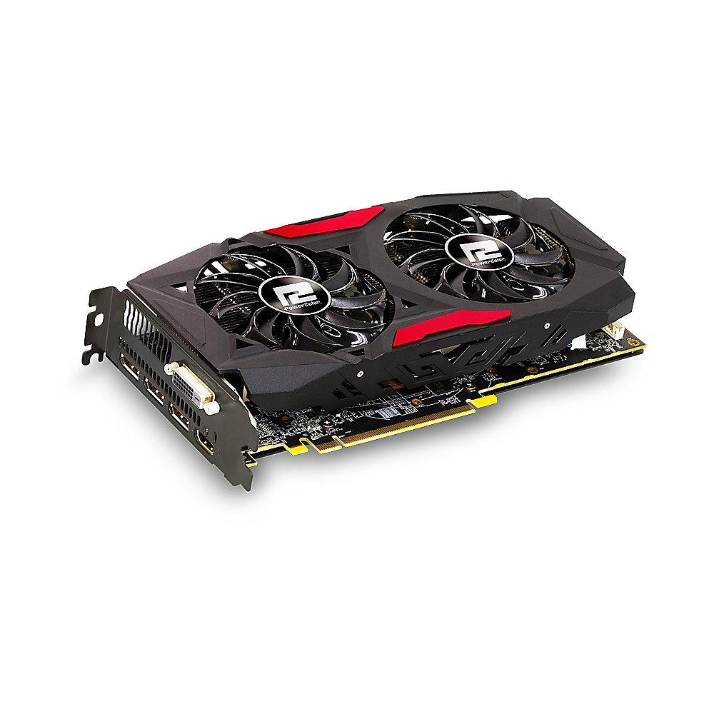 PowerColor AMD Radeon RX 580 Red Dragon V2 8GB GDDR5 DVI/HDMI/3x DP Grafikkarte, PowerColor, AMD, Radeon, RX, 580, Red, Dragon, V2, 8GB, GDDR5, DVI/HDMI/3x, DP, Grafikkarte