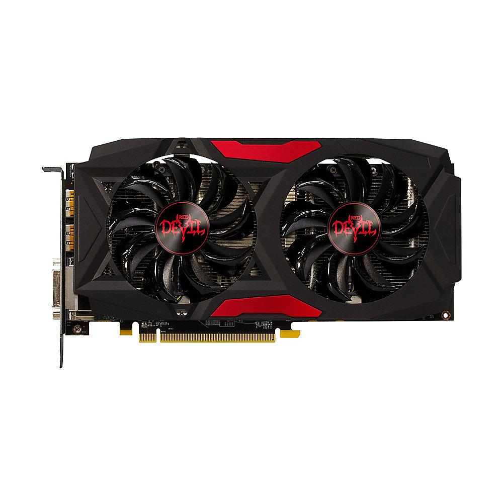 PowerColor AMD Radeon RX 580 Red Dragon V2 8GB GDDR5 DVI/HDMI/3x DP Grafikkarte, PowerColor, AMD, Radeon, RX, 580, Red, Dragon, V2, 8GB, GDDR5, DVI/HDMI/3x, DP, Grafikkarte