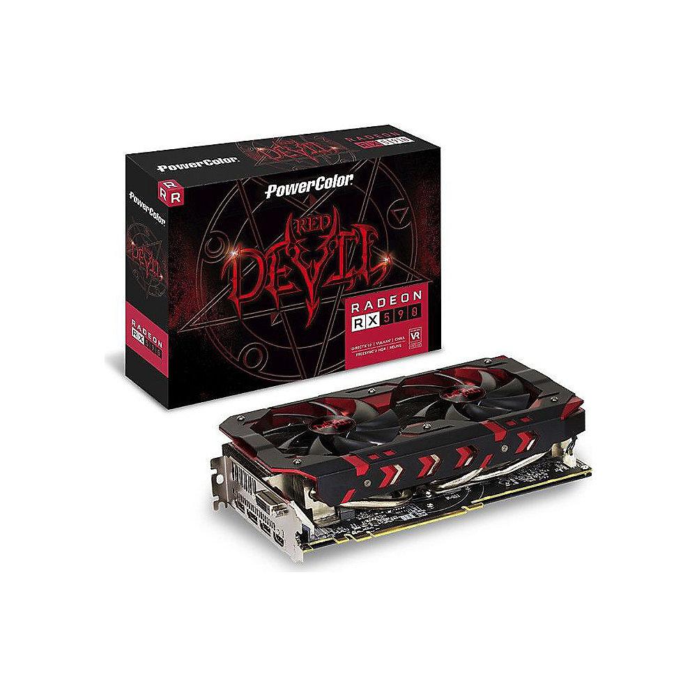 PowerColor AMD Radeon RX 590 Red Devil 8GB GDDR5 DVI/HDMI/3x DP Grafikkarte