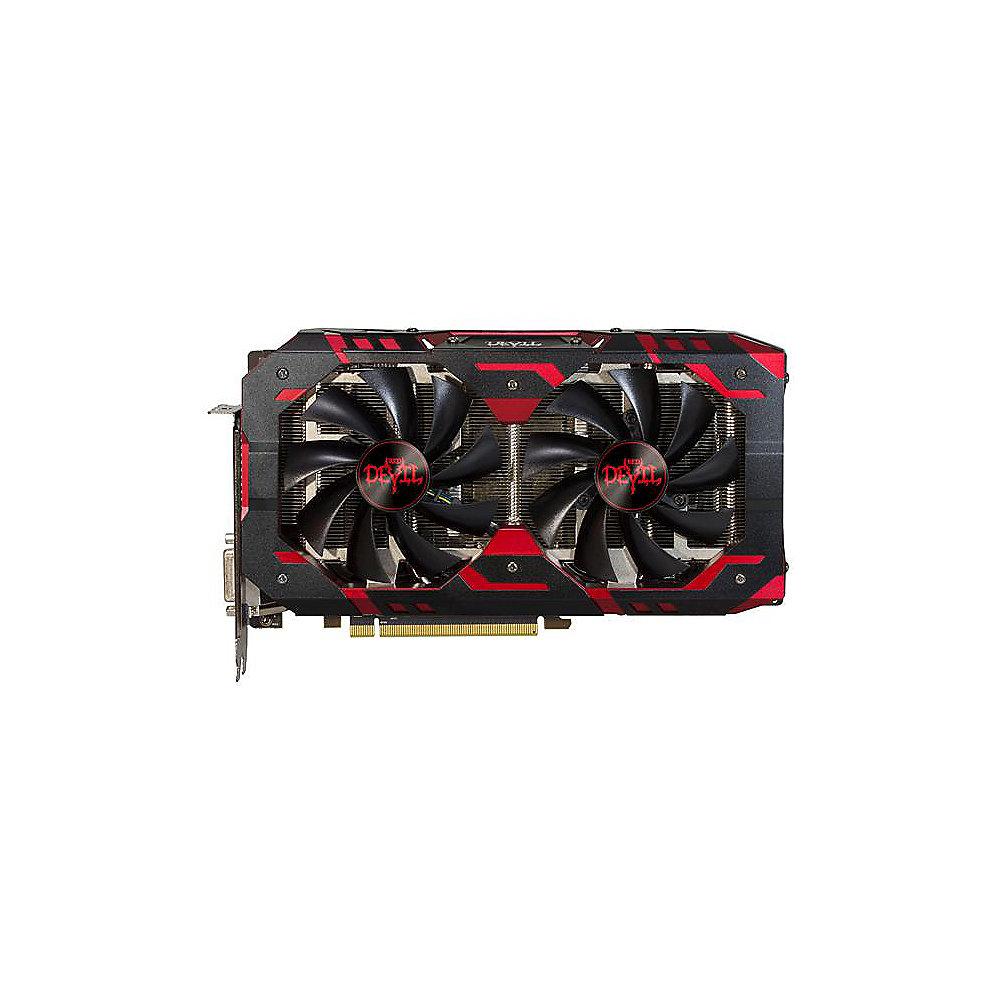 PowerColor AMD Radeon RX 590 Red Devil 8GB GDDR5 DVI/HDMI/3x DP Grafikkarte, PowerColor, AMD, Radeon, RX, 590, Red, Devil, 8GB, GDDR5, DVI/HDMI/3x, DP, Grafikkarte