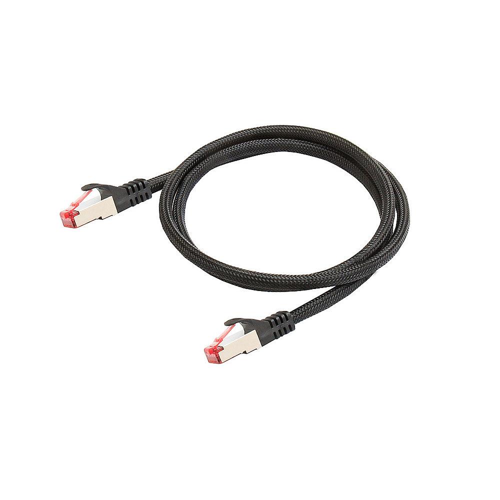 Python RNS Patchkabel Cat.6 S/FTP PiMF PVC 250MHz OFC 10,0m schwarz