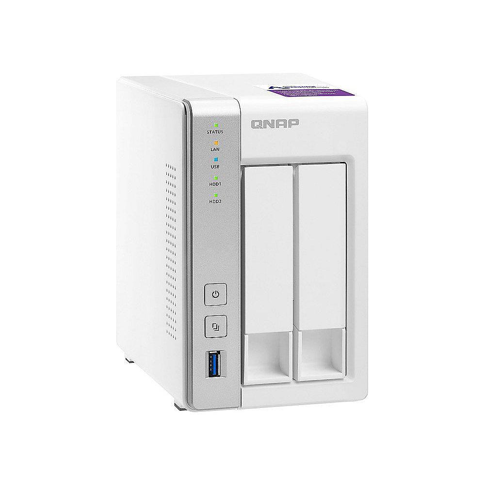 QNAP TS-231P NAS System 2-Bay 16TB inkl. 2x 8TB Toshiba HDWN180UZSVA