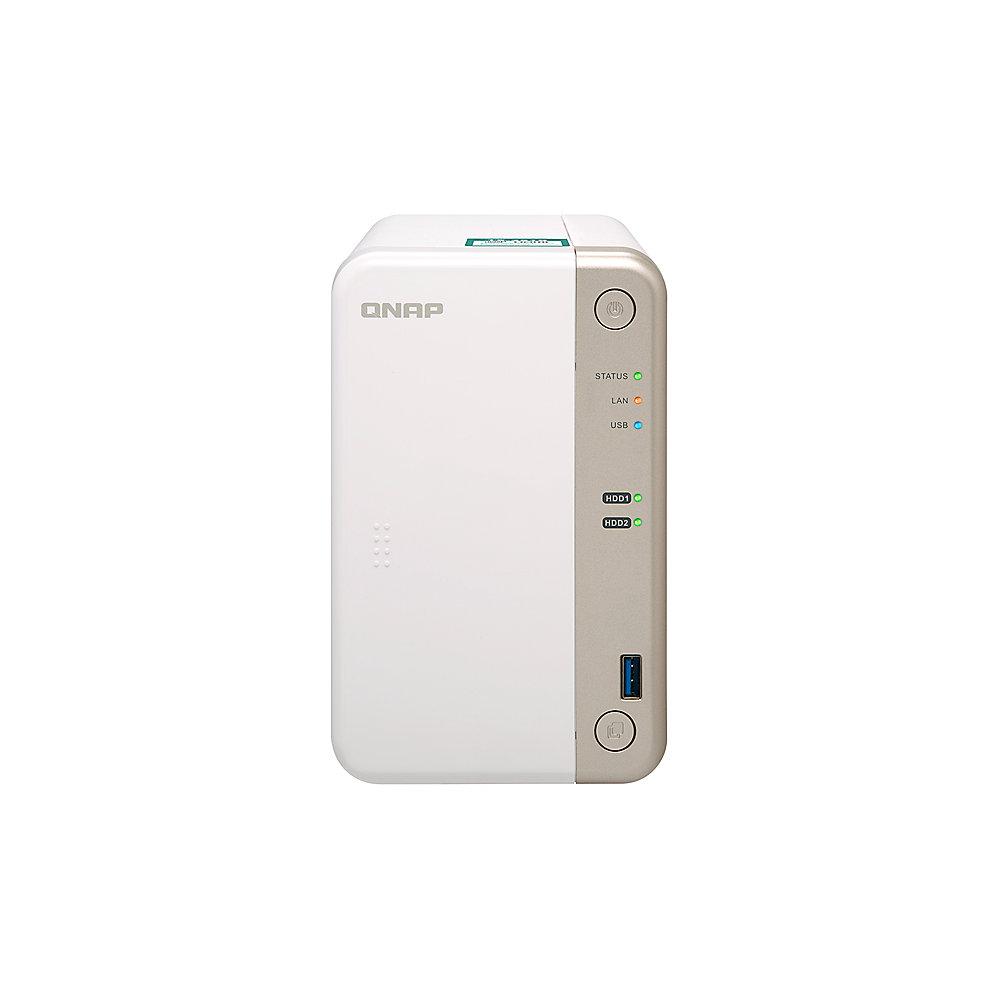 QNAP TS-251B-2G NAS System 2-Bay 8TB inkl. 2x 4TB Toshiba HDWQ140UZSVA