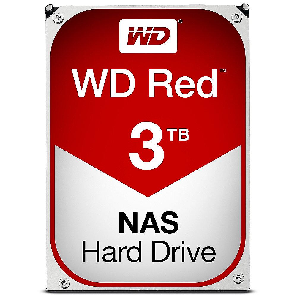 QNAP TS-253B-8G NAS System 2-Bay 6TB inkl. 2x 3TB WD RED WD30EFRX