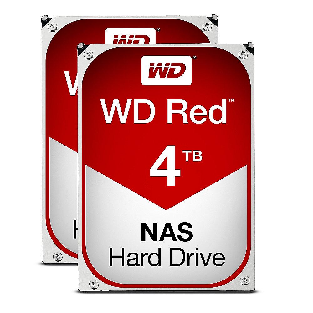 QNAP TS-253B-8G NAS System 2-Bay 8TB inkl. 2x 4TB WD RED WD40EFRX, QNAP, TS-253B-8G, NAS, System, 2-Bay, 8TB, inkl., 2x, 4TB, WD, RED, WD40EFRX