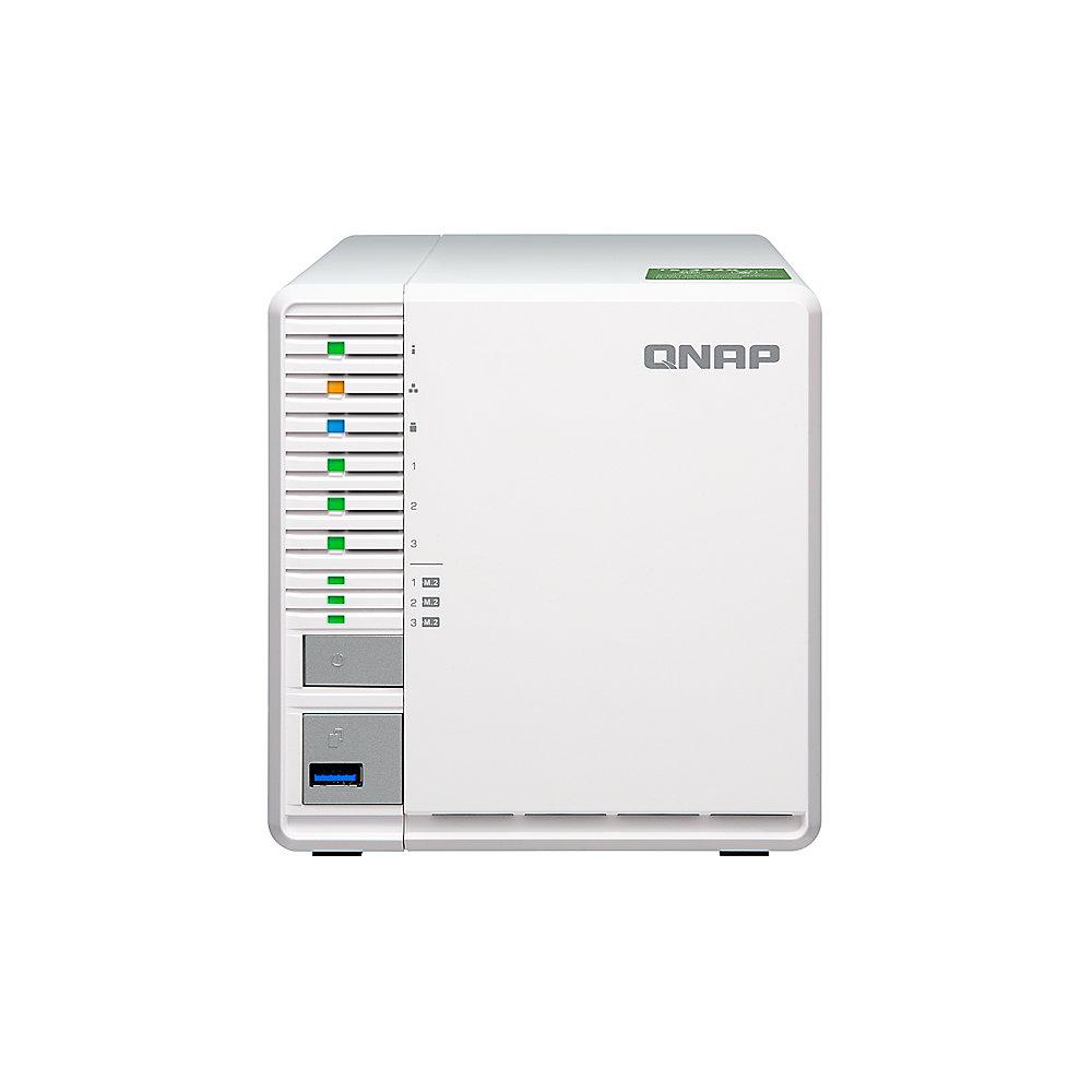 QNAP TS-332X-2G NAS System 3-Bay 6TB inkl. 3x 2TB WD RED WD20EFRX, QNAP, TS-332X-2G, NAS, System, 3-Bay, 6TB, inkl., 3x, 2TB, WD, RED, WD20EFRX