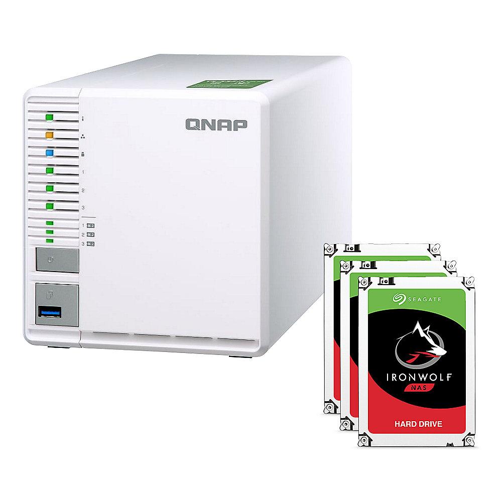 QNAP TS-332X-4G NAS System 3-Bay 24TB inkl. 3x 8TB Seagate ST8000VN0022