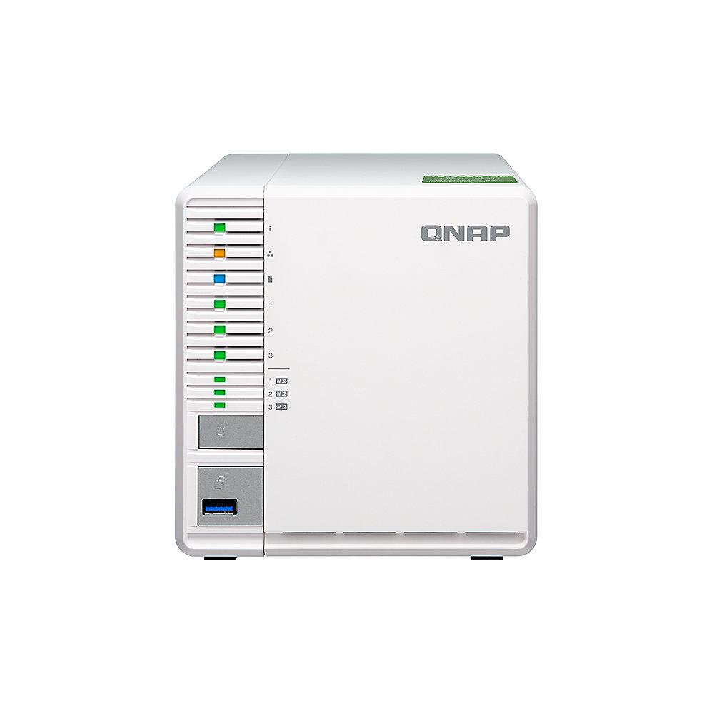 QNAP TS-332X-4G NAS System 3-Bay 6TB inkl. 3x 2TB WD RED WD20EFRX, QNAP, TS-332X-4G, NAS, System, 3-Bay, 6TB, inkl., 3x, 2TB, WD, RED, WD20EFRX