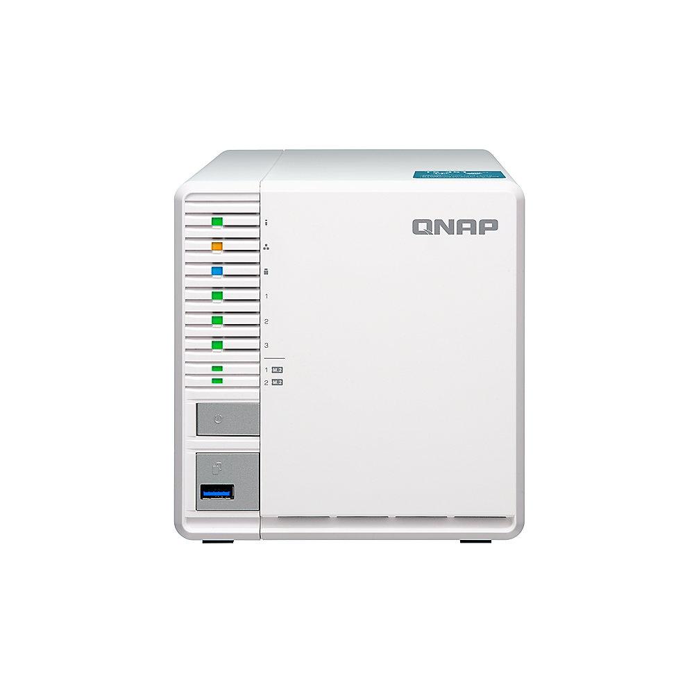 QNAP TS-351-2G NAS System 3-Bay 12TB inkl. 3x 4TB WD RED WD40EFRX