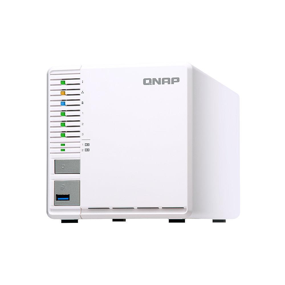 QNAP TS-351-2G NAS System 3-Bay 12TB inkl. 3x 4TB WD RED WD40EFRX
