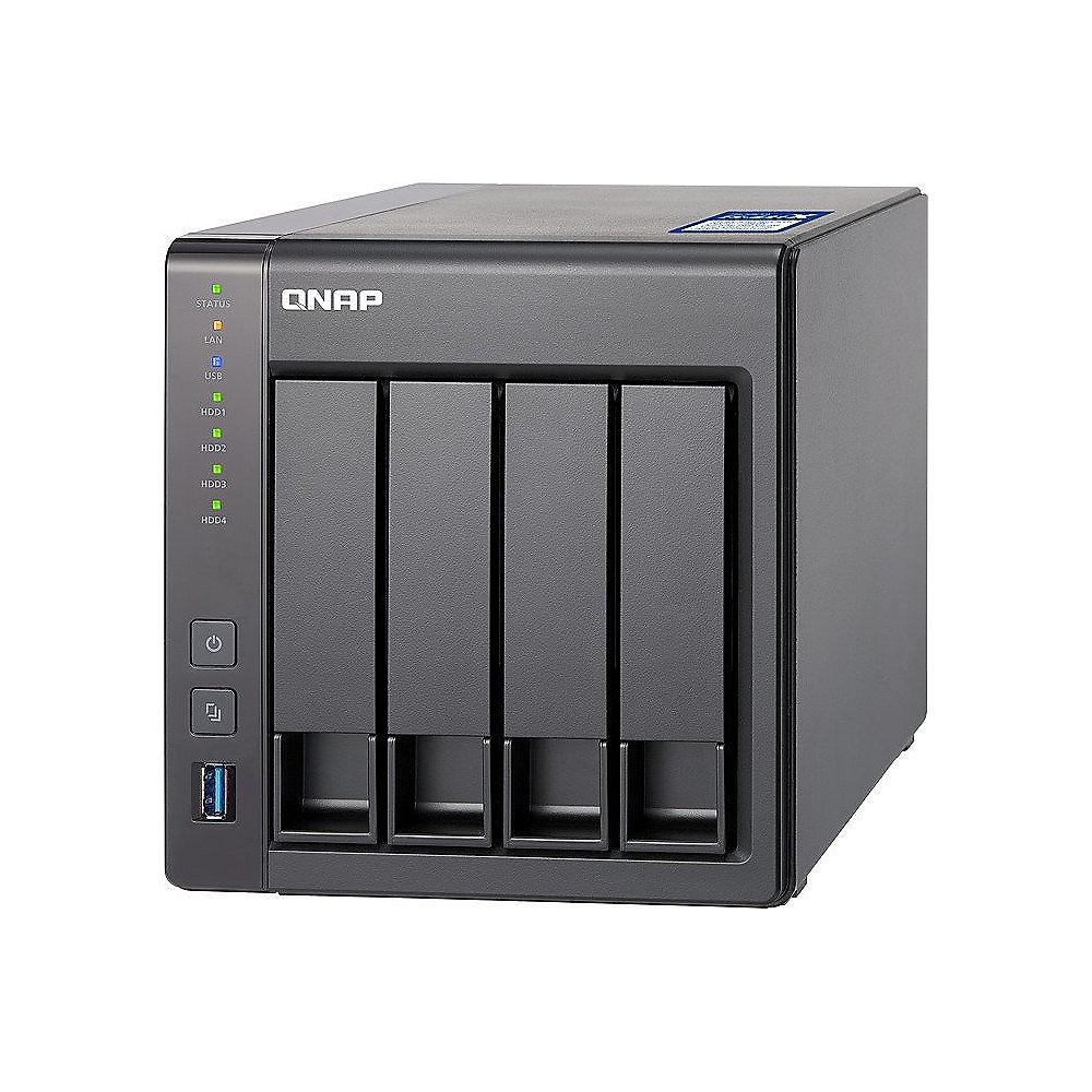 QNAP TS-431X-8G NAS System 4-Bay 24TB inkl. 4x 6TB WD RED WD60EFRX, QNAP, TS-431X-8G, NAS, System, 4-Bay, 24TB, inkl., 4x, 6TB, WD, RED, WD60EFRX