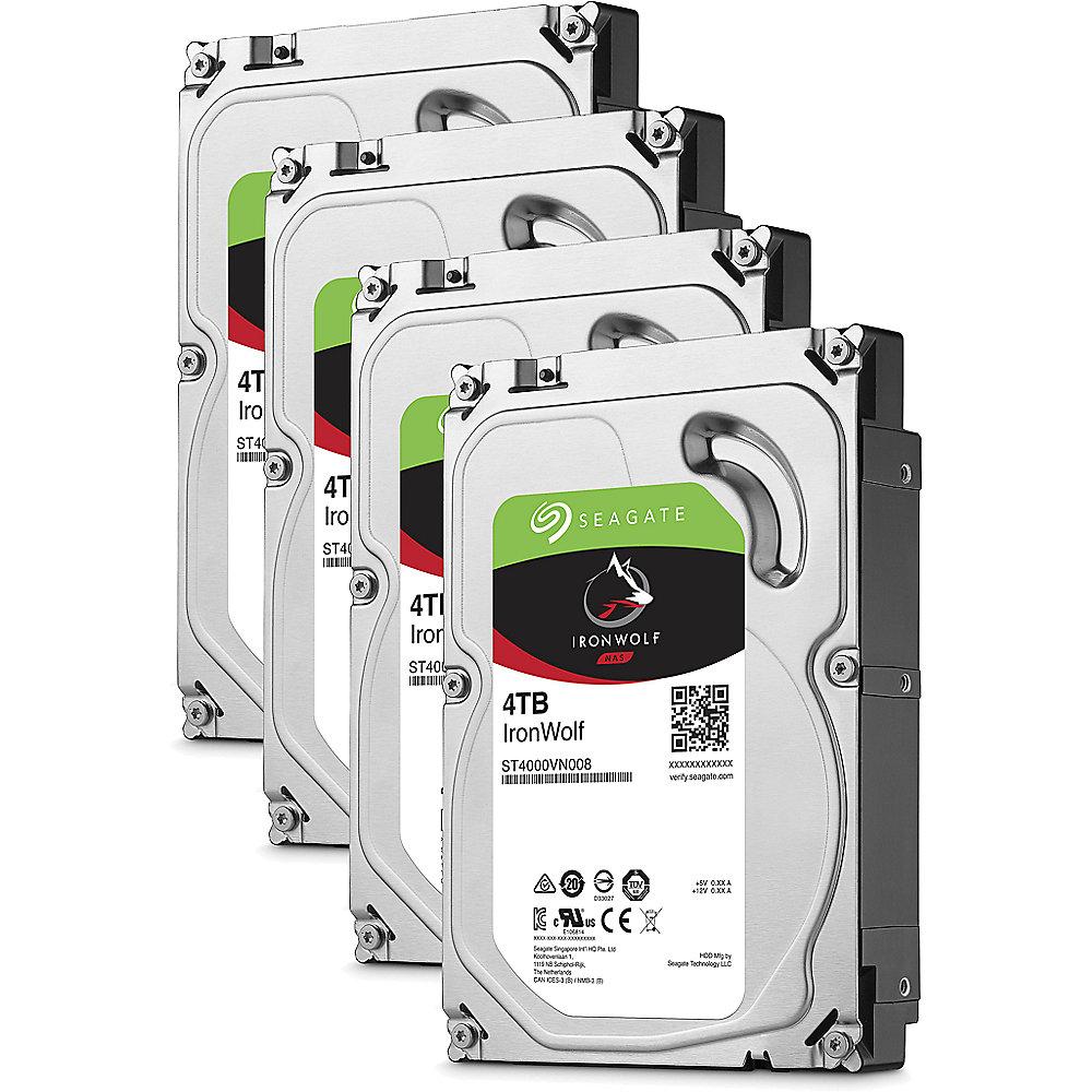 QNAP TS-451 -2G NAS System 4-Bay 16TB inkl. 4x 4TB Seagate ST4000VN008