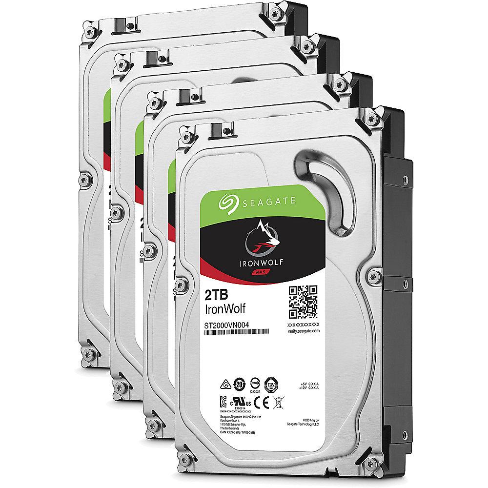 QNAP TS-451 -8G NAS System 4-Bay 8TB inkl. 4x 2TB Seagate ST2000VN004