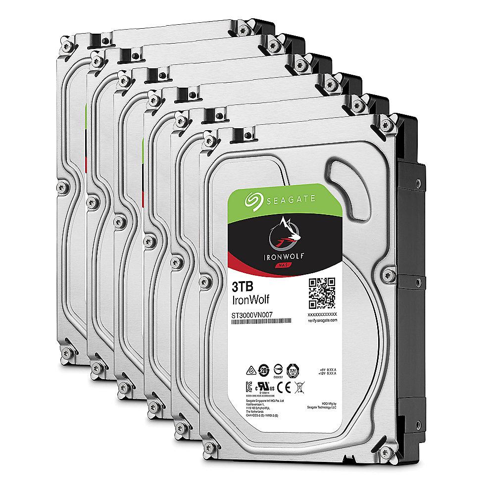 QNAP TS-653B-4G NAS System 6-Bay 18TB inkl. 6x 3TB Seagate ST3000VN007