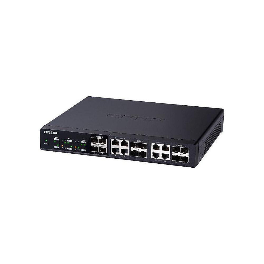 QNAP TS-932X-8G NAS System 9-Bay   QNAP QSW-1208-8C 10G Switch