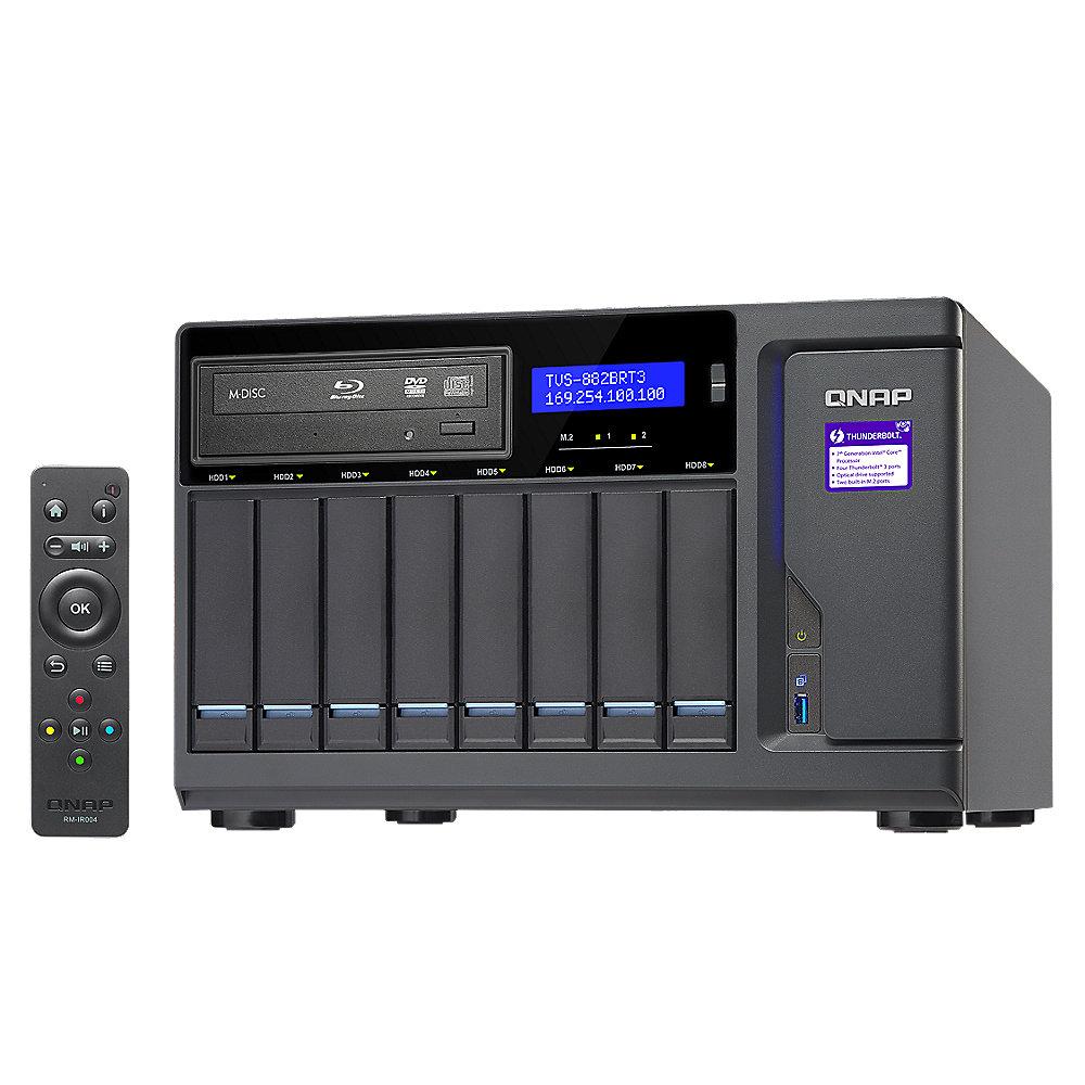 QNAP TVS-882BRT3-ODD-i7-32G NAS System 8-Bay Education Artikel – Nachweispflicht