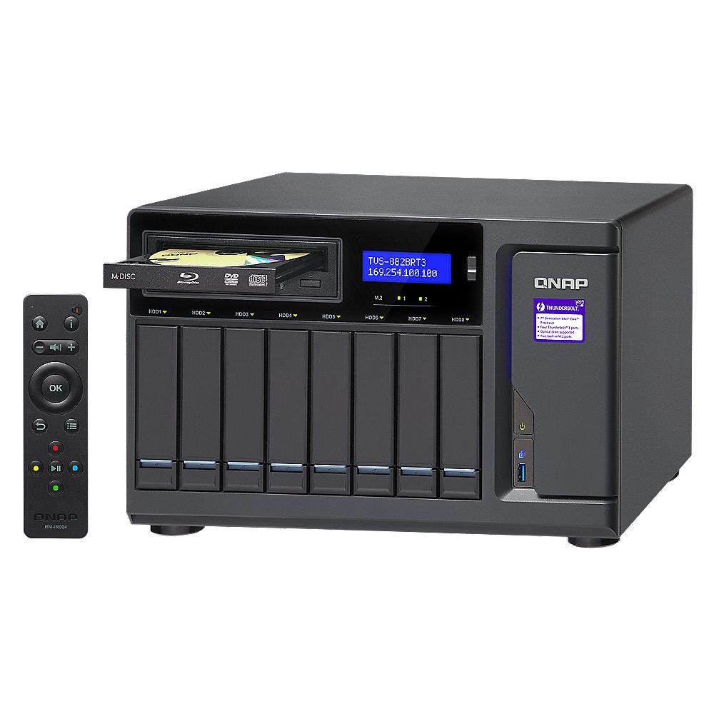 QNAP TVS-882BRT3-ODD-i7-32G NAS System 8-Bay Education Artikel – Nachweispflicht