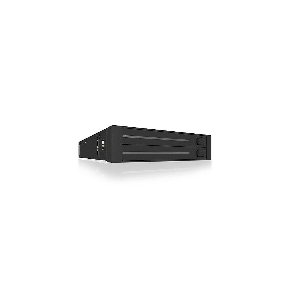 RaidSonic Icy Box IB-2226StS trägerloser Wechselrahmen für 2x 2,5" SATA HDD