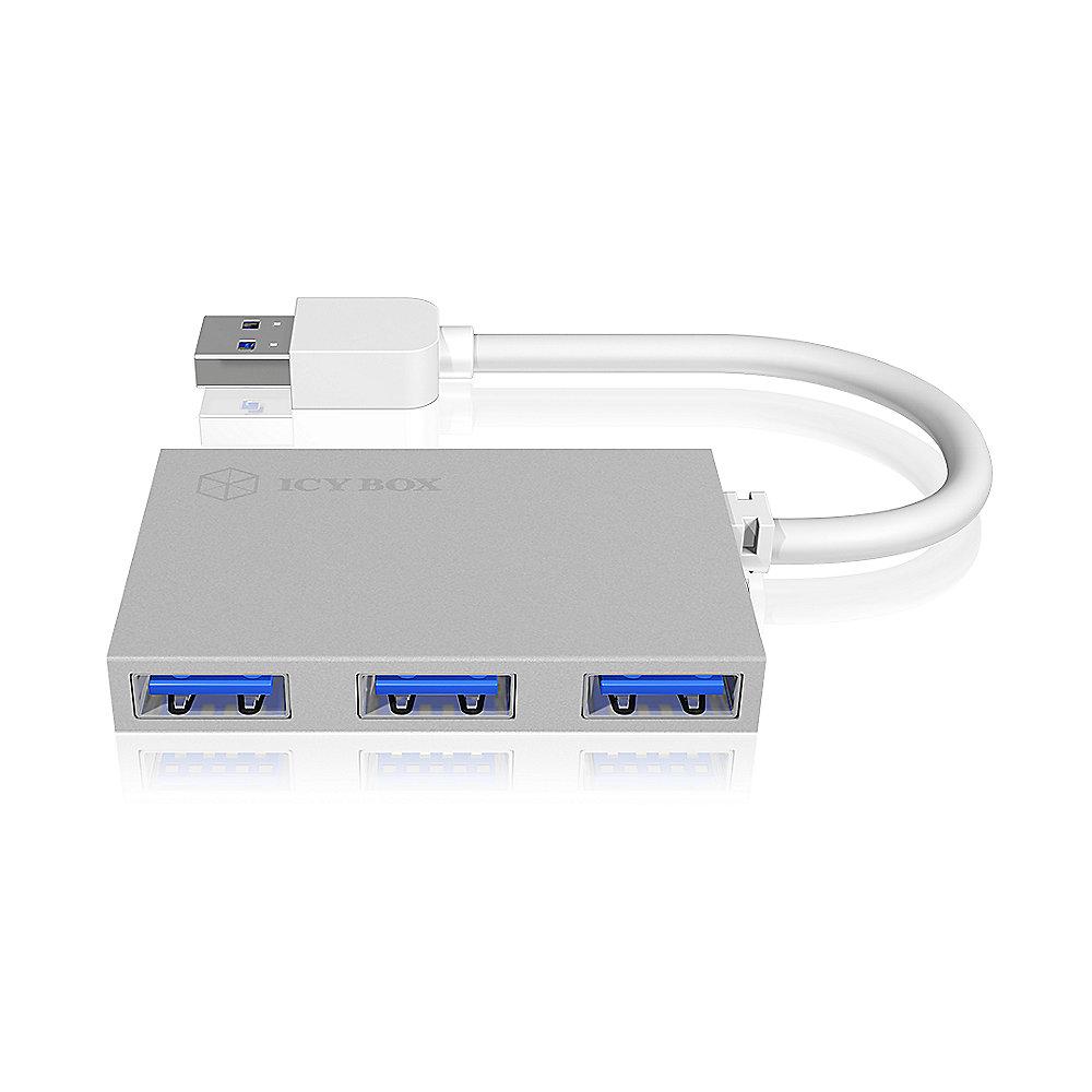 RaidSonic Icy Box IB-HUB1402 4-Port USB 3.0 Hub weiß