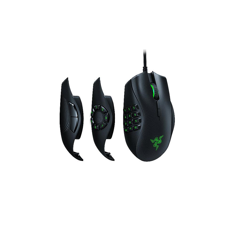 Razer Naga Trinity optische Gaming Maus mit austauschbaren Seitenteilen, Razer, Naga, Trinity, optische, Gaming, Maus, austauschbaren, Seitenteilen