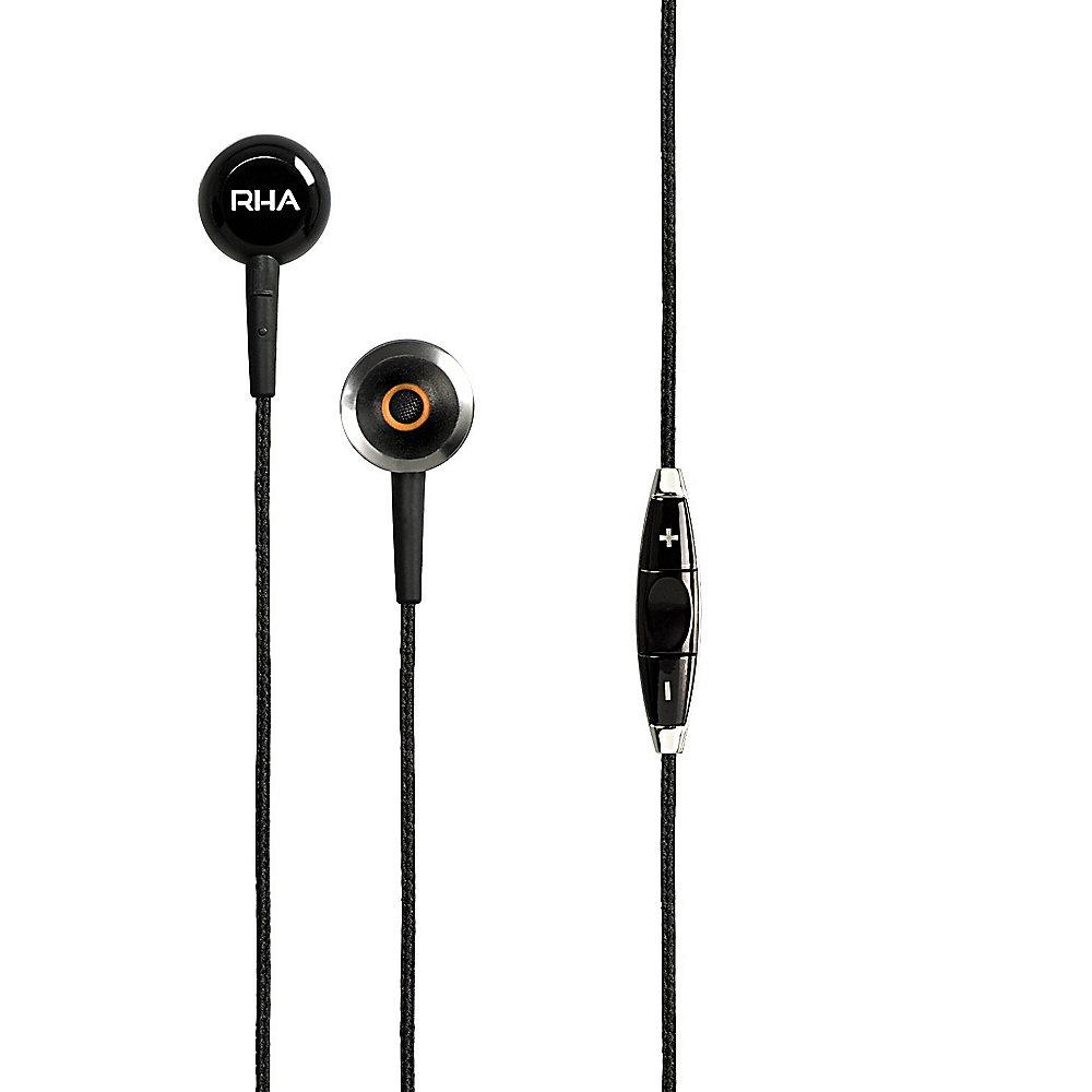 RHA MA450i In-Ear-Kopfhörer mit Fernbedienung und Mikrofon iOS - Schwarz, RHA, MA450i, In-Ear-Kopfhörer, Fernbedienung, Mikrofon, iOS, Schwarz