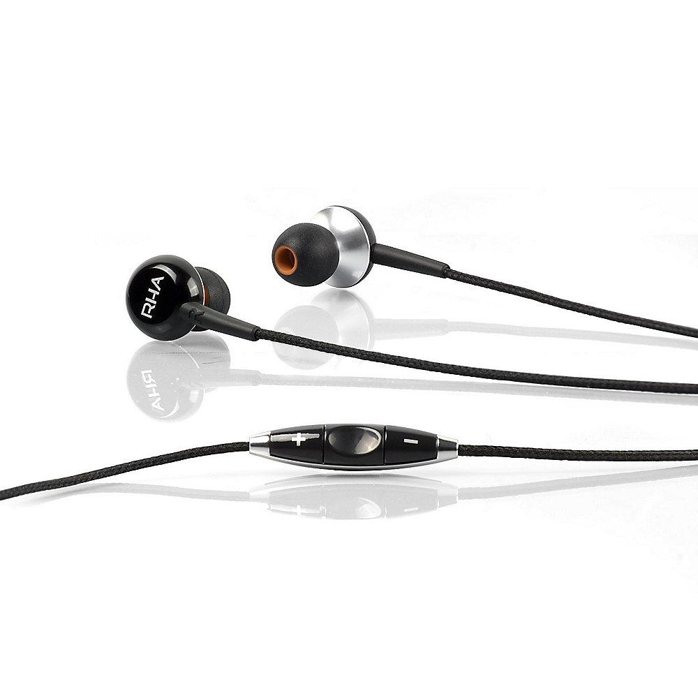 RHA MA450i In-Ear-Kopfhörer mit Fernbedienung und Mikrofon iOS - Schwarz, RHA, MA450i, In-Ear-Kopfhörer, Fernbedienung, Mikrofon, iOS, Schwarz