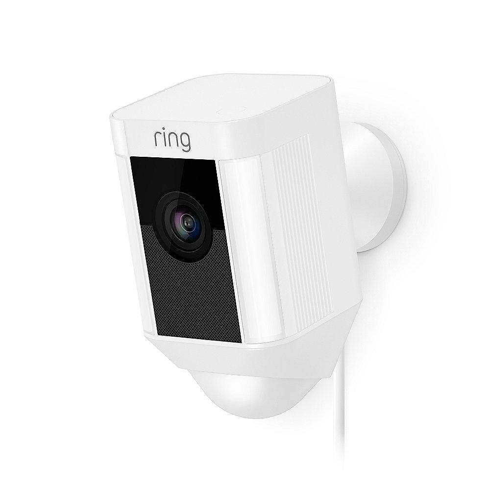 RING Spotlight Cam - verkabelt - weiß