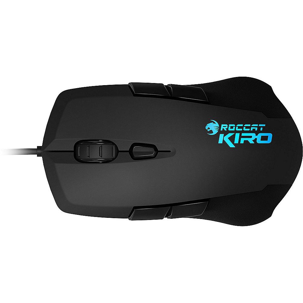 ROCCAT Kiro Modular beidhändige Gaming Maus schwarz ROC-11-320, ROCCAT, Kiro, Modular, beidhändige, Gaming, Maus, schwarz, ROC-11-320