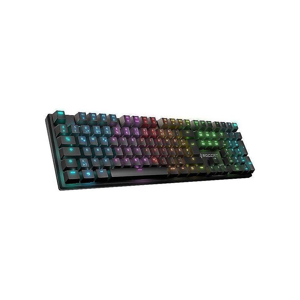 ROCCAT Suora FX Gaming Tastatur DE RGB rahmenlos mechanisch schwarz ROC-12-250