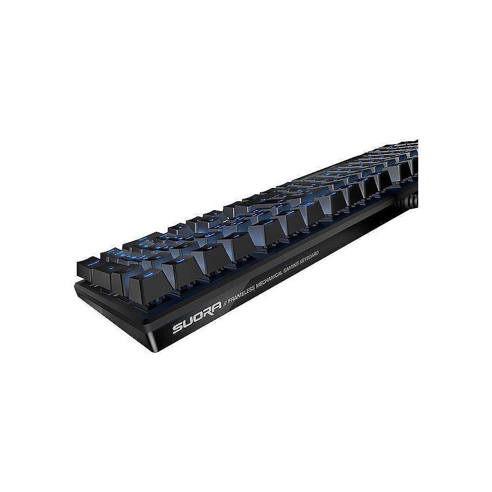 ROCCAT Suora Gaming Tastatur DE rahmenlos mechanisch schwarz ROC-12-200, ROCCAT, Suora, Gaming, Tastatur, DE, rahmenlos, mechanisch, schwarz, ROC-12-200