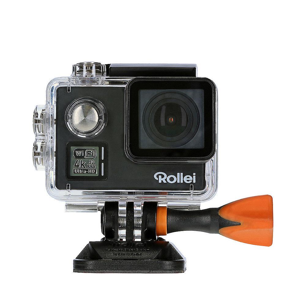 Rollei ActionCam 530 4k Ultra HD Video mit Unterwasserschutz WLAN schwarz