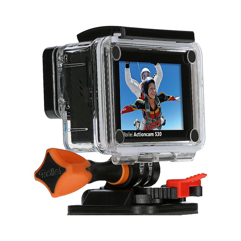 Rollei ActionCam 530 4k Ultra HD Video mit Unterwasserschutz WLAN schwarz