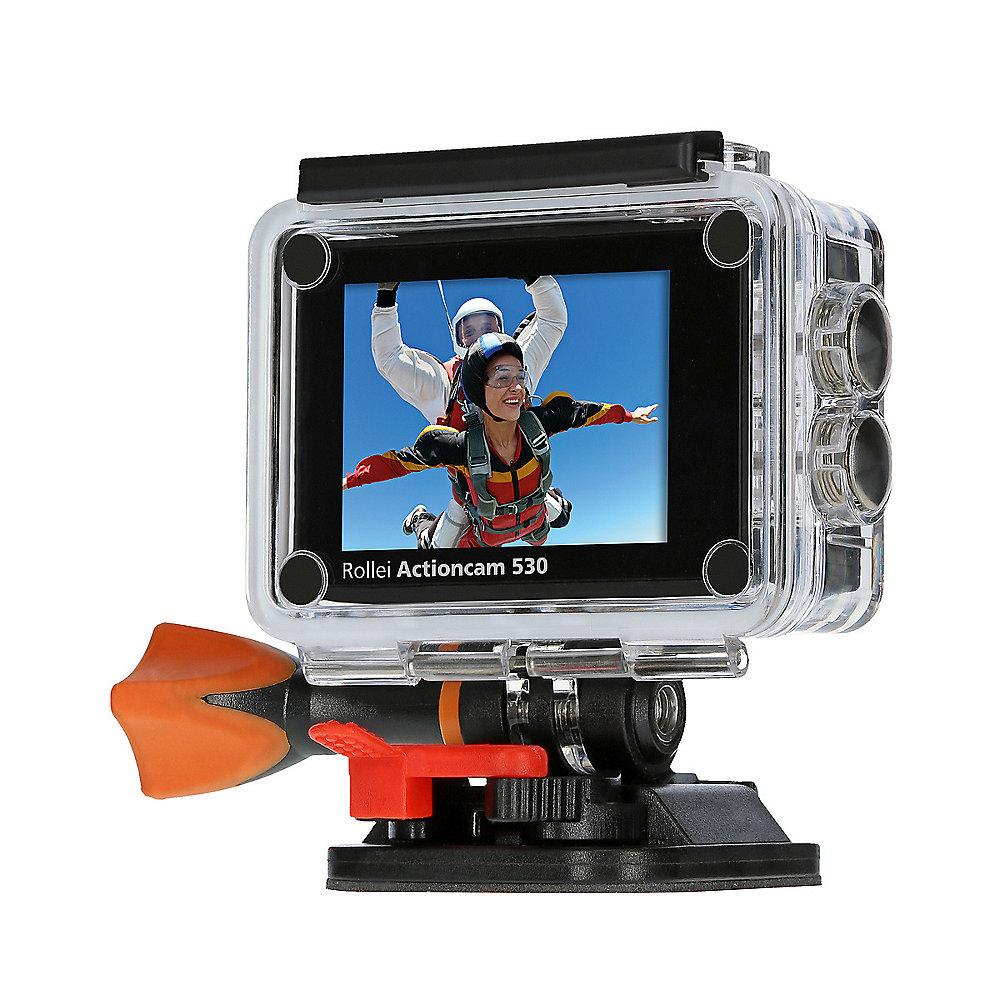 Rollei ActionCam 530 4k Ultra HD Video mit Unterwasserschutz WLAN schwarz
