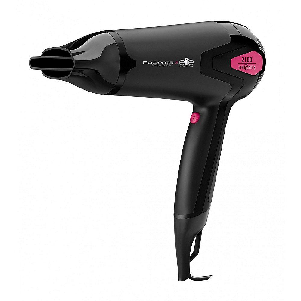 Rowenta CV5372 Studio Dry Elite Haartrockner schwarz/pink