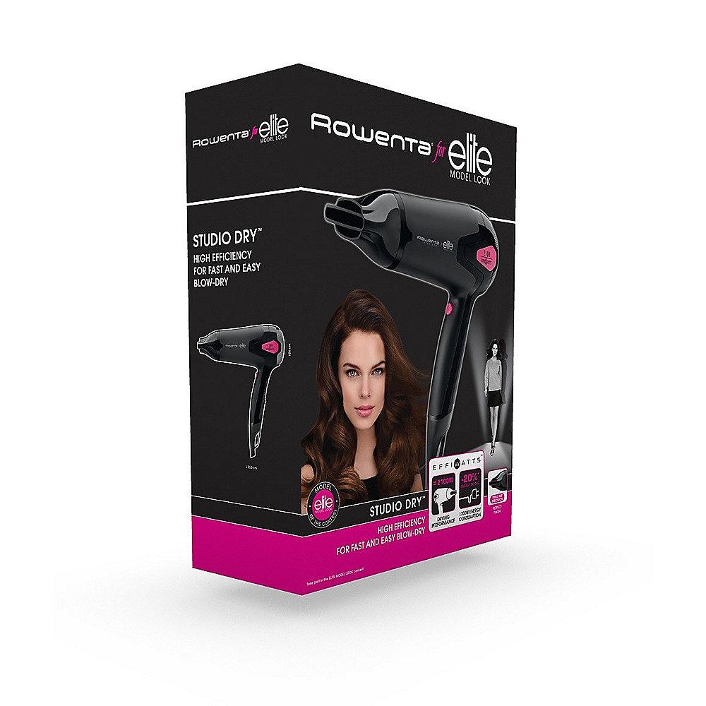 Rowenta CV5372 Studio Dry Elite Haartrockner schwarz/pink